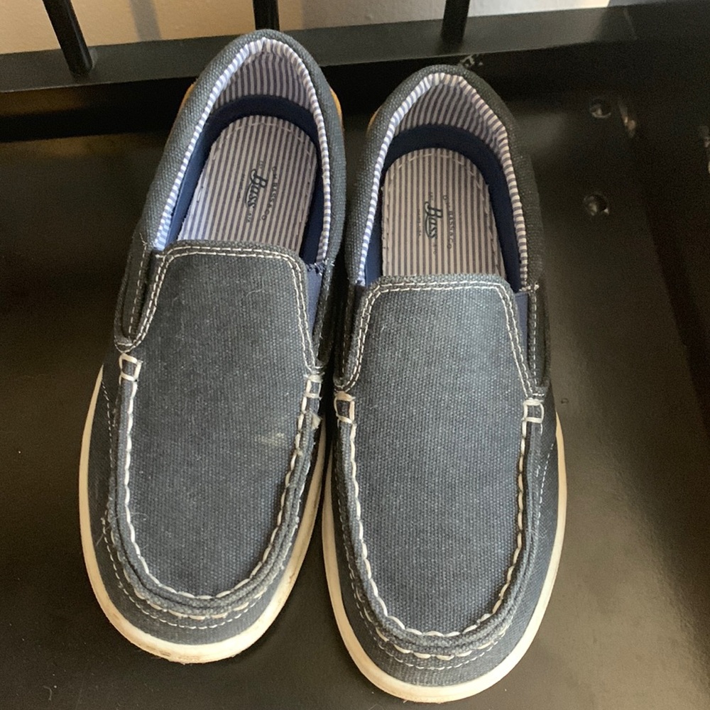 Bass boys boat shoes